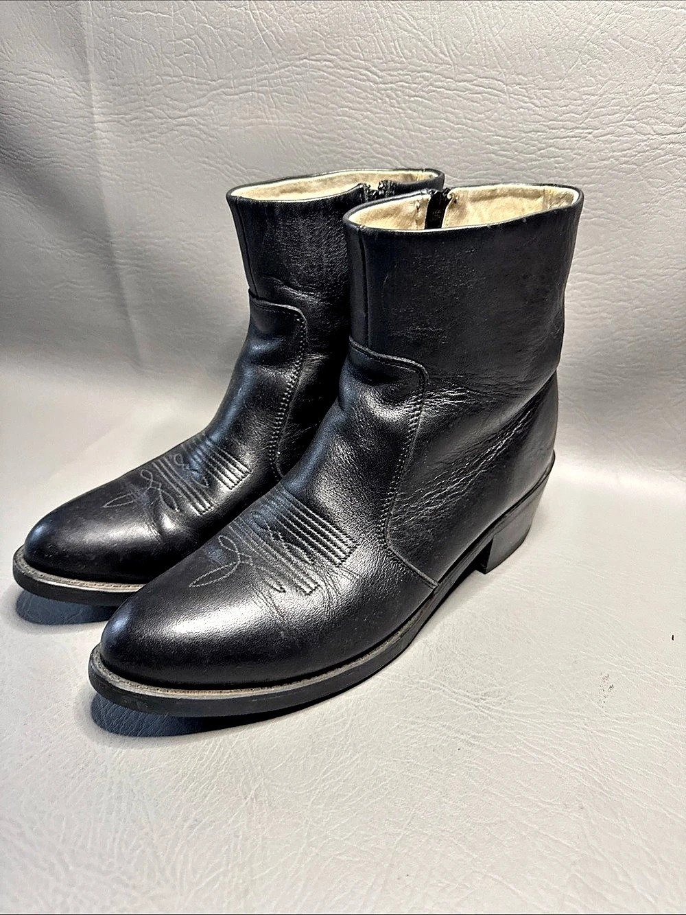 Durango TR 820 Men's Black Leather Western Boots US 8 D